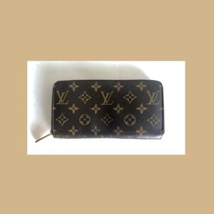 Auth Louis Vuitton Monogram ZIPPY WALLET